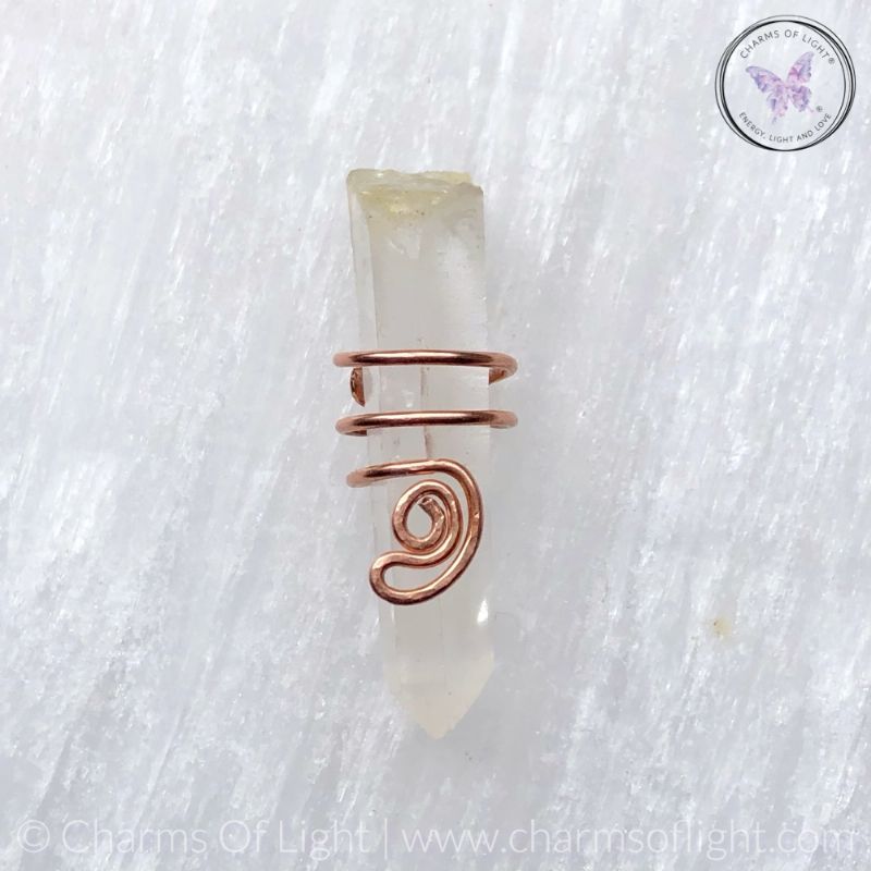 Copper Ear Cuff With Swirl